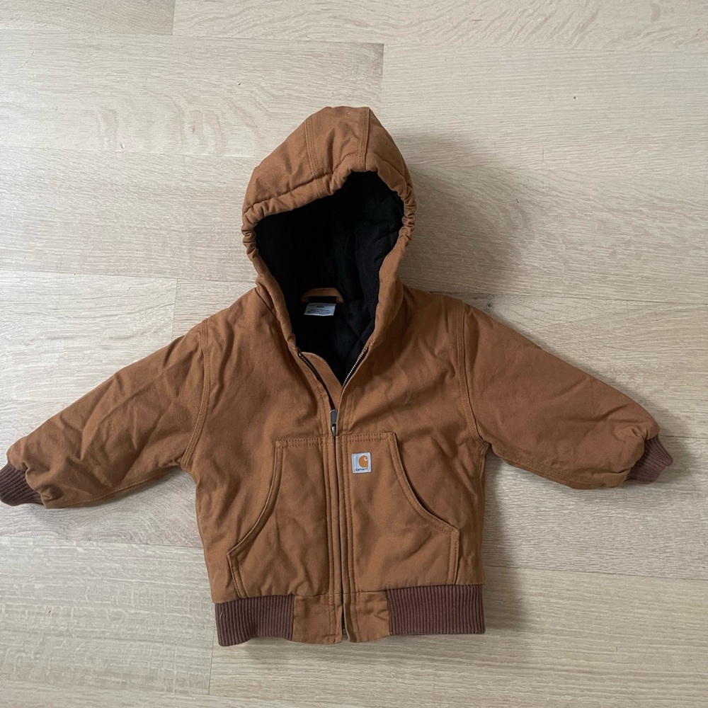 Carhartt Tan Hooded Jacket